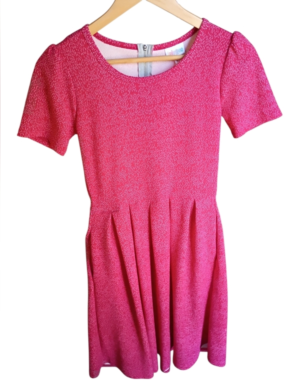 LulaRoe Amelia Pink Dress Size XS